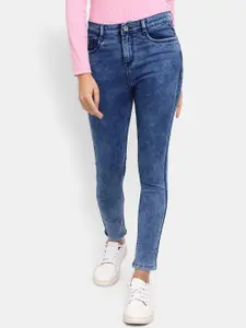 V-Mart Women Blue Classic Heavy Fade Cotton Jeans