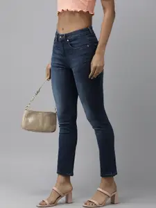 Van Heusen Woman Mid-Rise Slim Fit Light Fade Stretchable Jeans