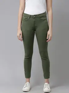 Van Heusen Woman Women Super Skinny Fit Mid-Rise Coloured Stretchable Jeans