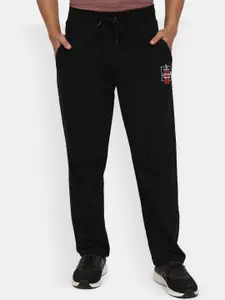 V-Mart Men Black Solid Regular Fit Track Pant