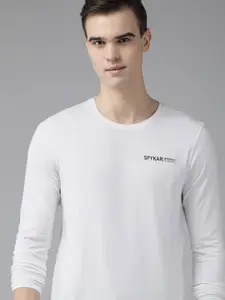 SPYKAR Men Solid Long Sleeves Round Neck T-shirt