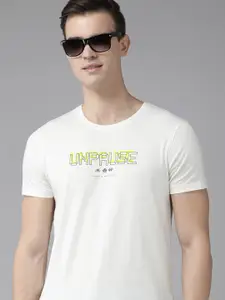 SPYKAR Men Typography Printed Round Neck T-shirt