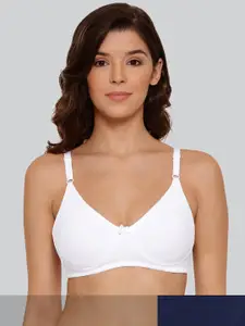 LYRA Pack Of 2 Combed Cotton Seamless Moulded Encircled Bra