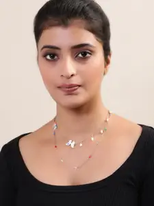 Madame Gold & Red Gold-Plated Layered Necklace