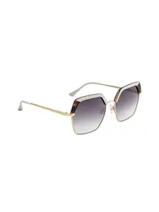 OPIUM OPIUM Women Grey Lens & Gold-Toned Other Sunglasses with UV Protected Lens OP-1950-C04