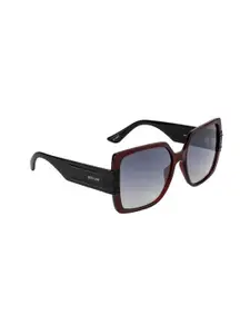 OPIUM Women Grey Lens & Black Butterfly Sunglasses with UV Protected Lens OP-1959-C06-Black