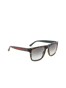 OPIUM Men Grey Lens & Brown Wayfarer Sunglasses with UV Protected Lens OP-1945-C03