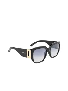 OPIUM Women Grey Lens & Black Butterfly Sunglasses with UV Protected Lens OP-1958-C01