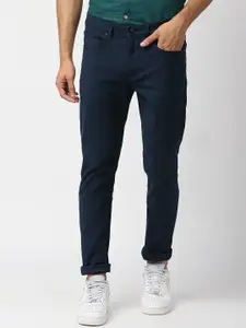 Pepe Jeans Men Navy Blue Skinny Fit Cotton Stretchable Jeans