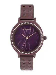 GIORDANO Women Dial & Bracelet Style Straps Analogue Watch GD-2039-11