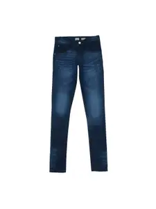 Gini and Jony Girls Blue Regular Fit Mid-Rise Clean Look Jeans