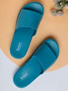 ICONICS Women Green Croslite Sliders