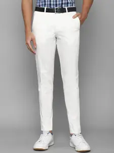 Louis Philippe Sport Men White Slim Fit Trousers