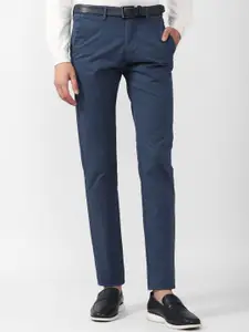 Van Heusen Sport Men Blue Slim Fit Chinos Cotton Trouser