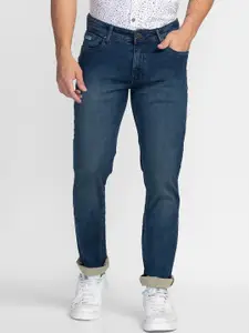 Oxemberg Men Blue Lean Slim Fit Light Fade Jeans