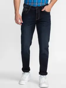 Oxemberg Men Blue Lean Slim Fit Light Fade Jeans