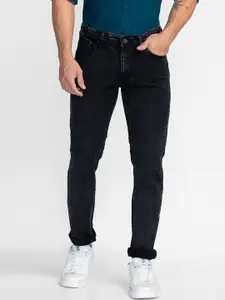 Oxemberg Men Black Lean Slim Fit Jeans