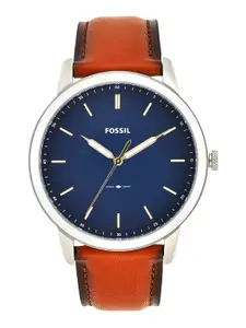 Fossil Men Leather Straps Analogue Watch - FS5304