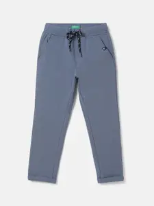 United Colors of Benetton Boys Blue Track Pant