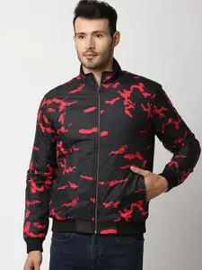 Pepe Jeans Men Black Red Puffer Jacket
