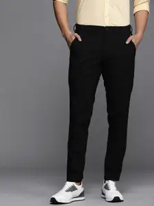 Louis Philippe Ath.Work Men Self-Design Regular Trousers