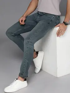 Louis Philippe Jeans Men Super Slim Fit Light Fade Stretchable Jeans