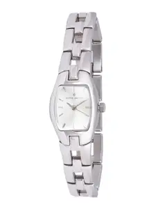 Jacques Lemans Women Silver-Toned Printed Dial & Silver Toned Straps Analogue Watch 347B
