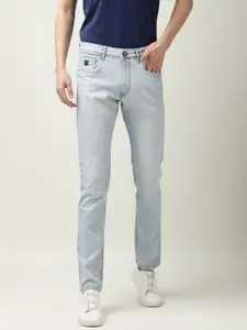 RARE RABBIT Men Blue Slim Fit Cotton Jeans