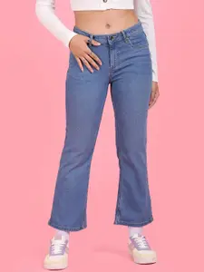 Flying Machine Women Blue Flared Stretchable Jeans