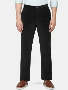 Blackberrys Men Black Slim Fit Chinos Trousers