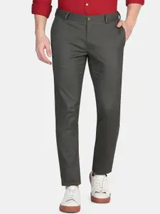 Blackberrys Men Slim Fit Low-Rise Trousers