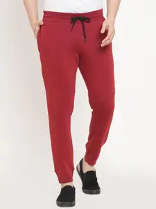 Sweet Dreams Men Red Solid Joggers