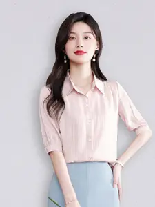 JC Collection Women Pink Casual Shirt