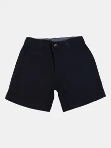 V-Mart Boys Navy Blue Outdoor Cotton Shorts