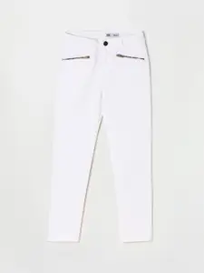 Fame Forever by Lifestyle Girls White Cotton Jeans