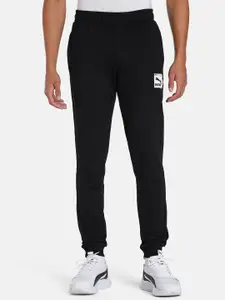 Puma Men Slim Fit Knitted Pant Cell Graphic Cotton Joggers