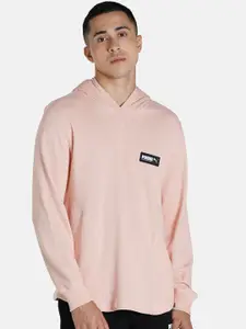 Puma Men Pink Fusion Cotton Sweatshirt