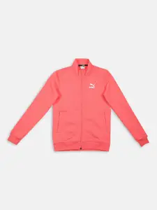 Puma Boys Pink Cotton Summer Squeeze Jacket