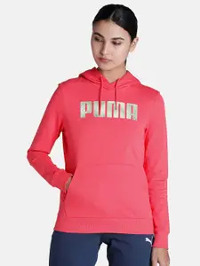 Puma Women Regular Fit Cotton Graphic Printed Sweatshirt