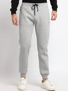 Status Quo Men Grey Solid Cotton Regular Fit Joggers