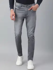 Code 61 Men Skinny Fit Low-Rise Heavy Fade Stretchable Jeans
