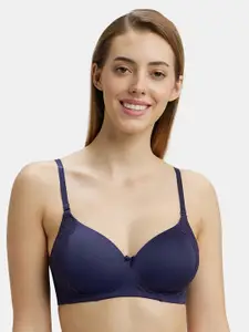 Jockey Wirefree Padded Soft Touch Full Coverage Multiway Styling Tshirt Bra-1816