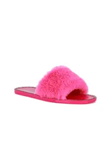 London Rag Women Pink Open Toe Flats