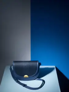 ESTALON PU Half Moon Sling Bag with Adjustable Strap Handbags