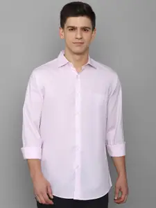 Allen Solly Men Pink Comfort Slim Fit Cotton Casual Shirt