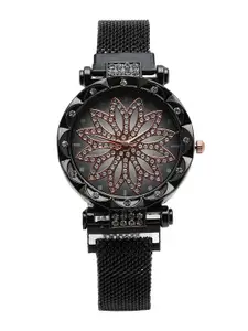 HAUTE SAUCE by  Campus Sutra HAUTE SAUCE by Campus Sutra Women Black Dial  Analogue Watch AW22_HSWC1022-Black