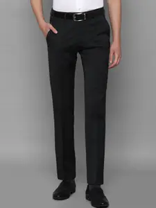Louis Philippe Men Black Slim Fit Trousers
