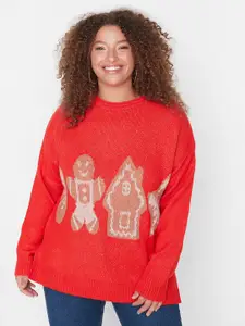 Trendyol Women Quirky Printed Pullover