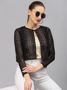 Style Quotient Women Black Shrug