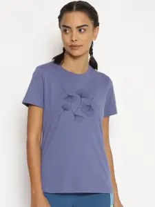 UNPAR Women Grey Printed T-shirt